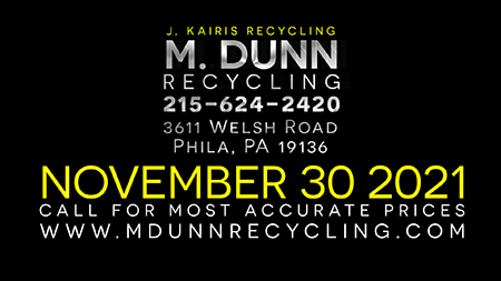 Cash for your Scrap Metal in Philadelphia PA & New Jersey. This week: Old Brass Radiator, Seal Units, Stainless Steel Fire Extinguisher, and a Large Heavy Brass Gear. Make extra money bringing in scrap metal such as Aluminum Siding, Aluminum Car parts, Aluminum Cans, Brass, Copper, Lead Batteries, Aluminum Wheels, Romex Wire, Copper Extension Cords and more
