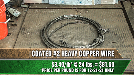 Scrapping Copper Philadelphia & New Jersey  December 21, 2021  This week: Painted #2 Copper Pipe, #Copper Pipe with lead Solder, Copper Ash Bucket, Number 2 Copper wire from a motor, Heavy duty Coated #2 Copper wire . Make extra money bringing in scrap metal such as Aluminum Siding, Aluminum Car parts, Aluminum Cans, Brass, Copper, Lead Batteries, Aluminum Wheels, Romex Wire, Copper Extension Cords and more
